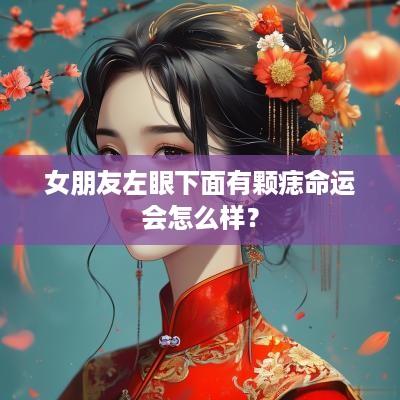 女朋友左眼下面有颗痣命运会怎么样？