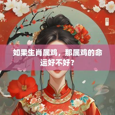 如果生肖属鸡，那属鸡的命运好不好？
