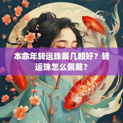 本命年转运珠戴几颗好？转运珠怎么佩戴？