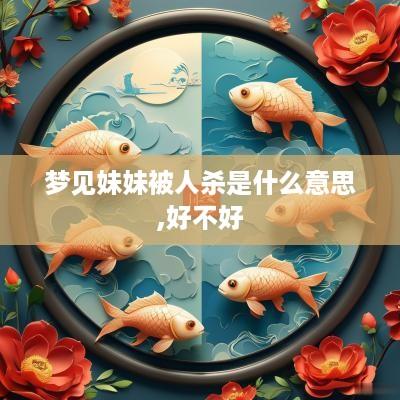 梦见妹妹被人杀是什么意思,好不好