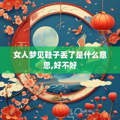 女人梦见鞋子丢了是什么意思,好不好