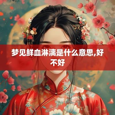 梦见鲜血淋漓是什么意思,好不好