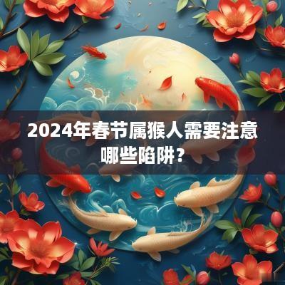 2025年春节属猴人需要注意哪些陷阱？
