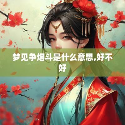 梦见争烟斗是什么意思,好不好