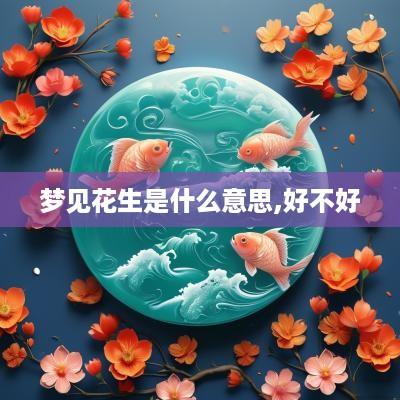 梦见花生是什么意思,好不好