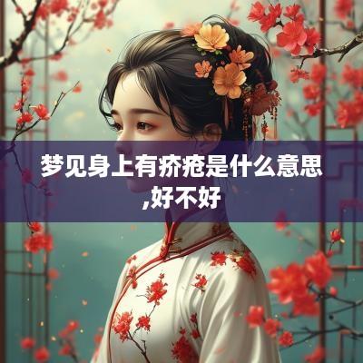 梦见身上有疥疮是什么意思,好不好