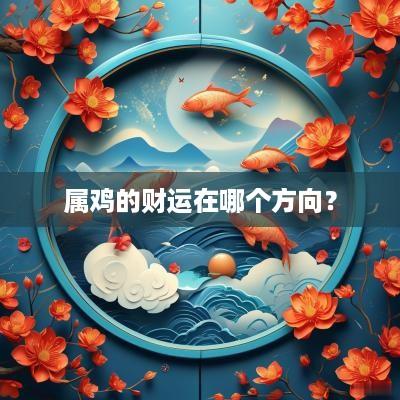 属鸡的财运在哪个方向？