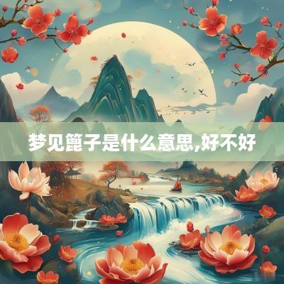 梦见篦子是什么意思,好不好