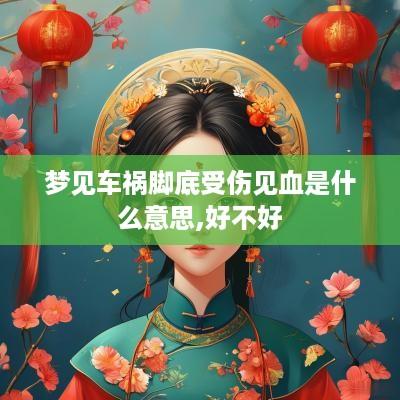 梦见车祸脚底受伤见血是什么意思,好不好