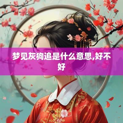 梦见灰狗追是什么意思,好不好