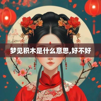 梦见积木是什么意思,好不好