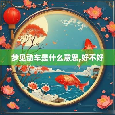 梦见动车是什么意思,好不好