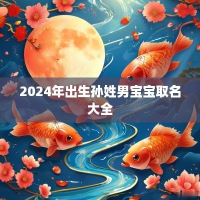2025年出生孙姓男宝宝取名大全