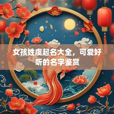 女孩姓虞起名大全，可爱好听的名字鉴赏