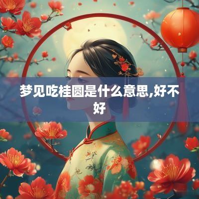 梦见吃桂圆是什么意思,好不好