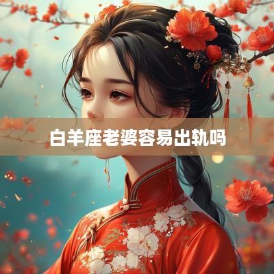 白羊座老婆容易出轨吗