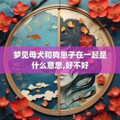 梦见母犬和狗崽子在一起是什么意思,好不好