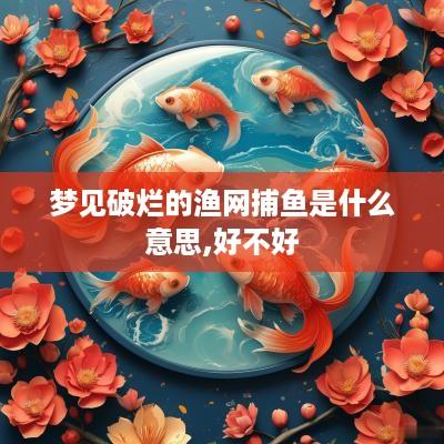 梦见破烂的渔网捕鱼是什么意思,好不好
