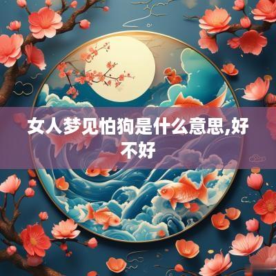 女人梦见怕狗是什么意思,好不好