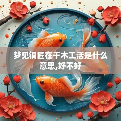 梦见铜匠在干木工活是什么意思,好不好