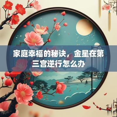 家庭幸福的秘诀，金星在第三宫逆行怎么办