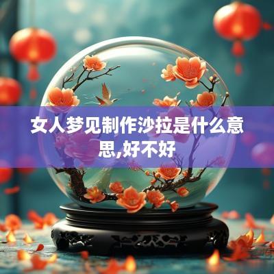 女人梦见制作沙拉是什么意思,好不好