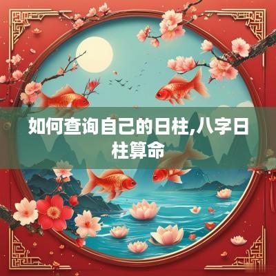 如何查询自己的日柱,八字日柱算命