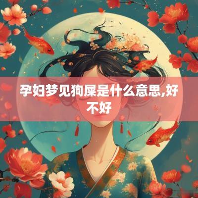 孕妇梦见狗屎是什么意思,好不好