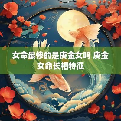 女命最惨的是庚金女吗 庚金女命长相特征