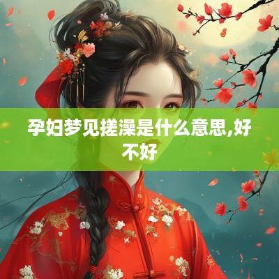 孕妇梦见搓澡是什么意思,好不好