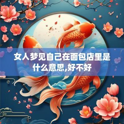女人梦见自己在面包店里是什么意思,好不好