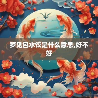 梦见包水饺是什么意思,好不好