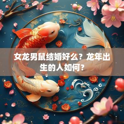 女龙男鼠结婚好么？蛇年出生的人如何？