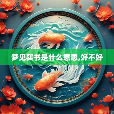 梦见买书是什么意思,好不好
