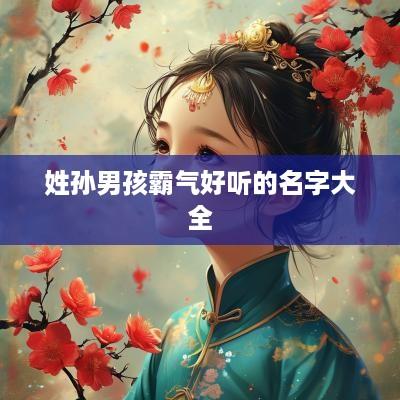 姓孙男孩霸气好听的名字大全