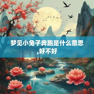 梦见小兔子奔跑是什么意思,好不好