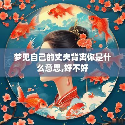 梦见自己的丈夫背离你是什么意思,好不好