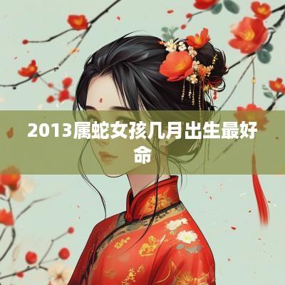 2013属蛇女孩几月出生最好命