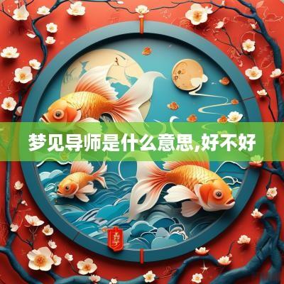 梦见导师是什么意思,好不好