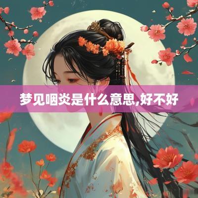 梦见咽炎是什么意思,好不好