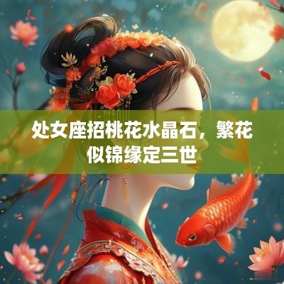 处女座招桃花水晶石，繁花似锦缘定三世