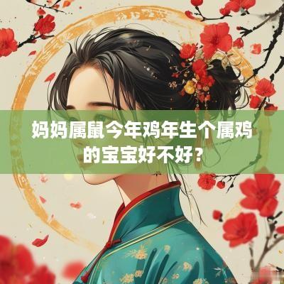 妈妈属鼠今年鸡年生个属鸡的宝宝好不好？