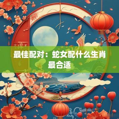 最佳配对：蛇女配什么生肖最合适