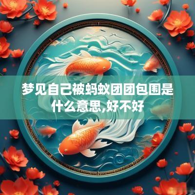梦见自己被蚂蚁团团包围是什么意思,好不好