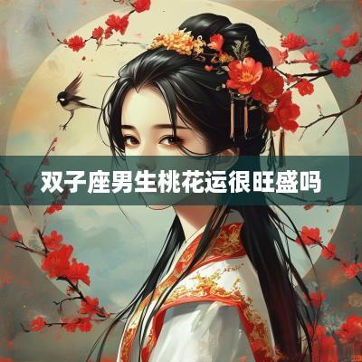 双子座男生桃花运很旺盛吗