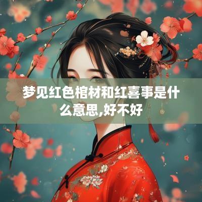 梦见红色棺材和红喜事是什么意思,好不好