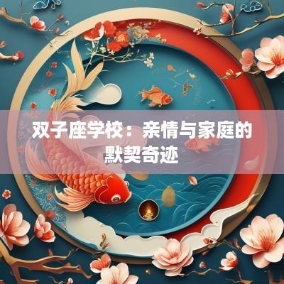 双子座学校：亲情与家庭的默契奇迹