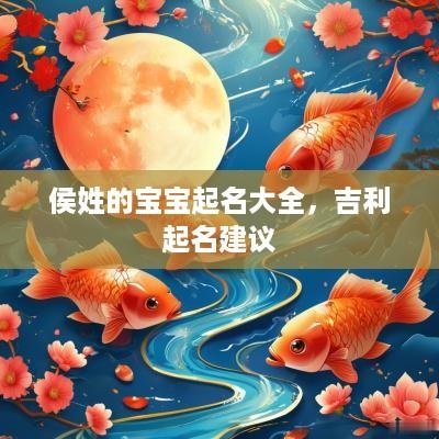 侯姓的宝宝起名大全，吉利起名建议