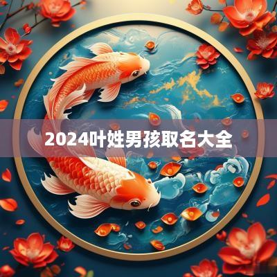 2025叶姓男孩取名大全