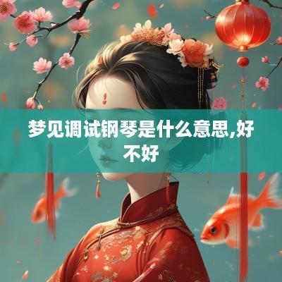 梦见调试钢琴是什么意思,好不好